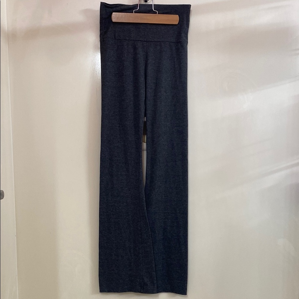 Dark Gray Wide-Leg Pants